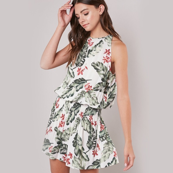Mustard Seed Dresses & Skirts - Palm Springs Tropical Mini Dress